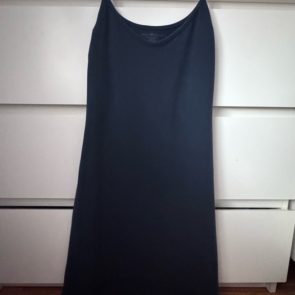Simple Brandy Melville Navy Blue Slip Dress